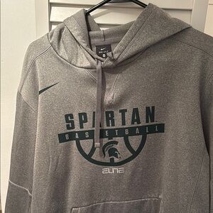 Nike Gray Athletic Spartan Sweater